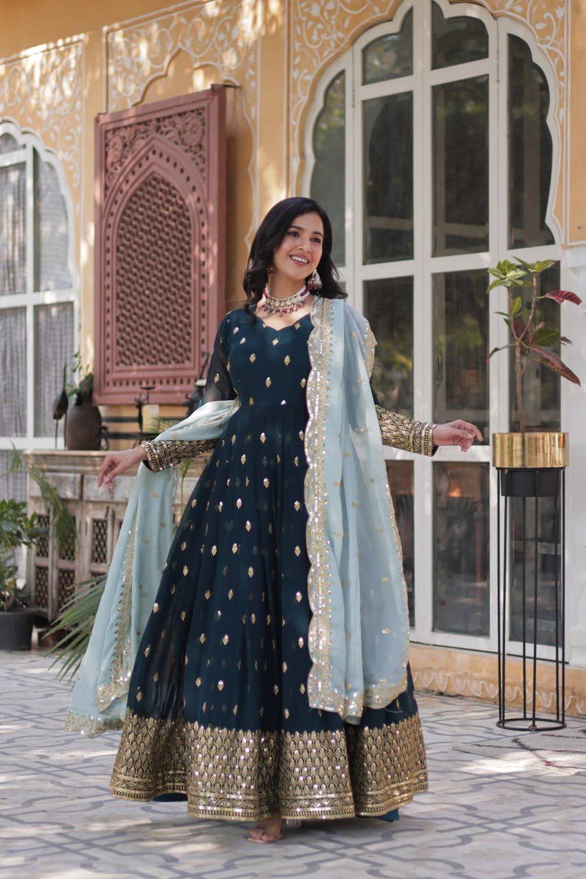 Amruta's New Premium Anarkali Suit Set