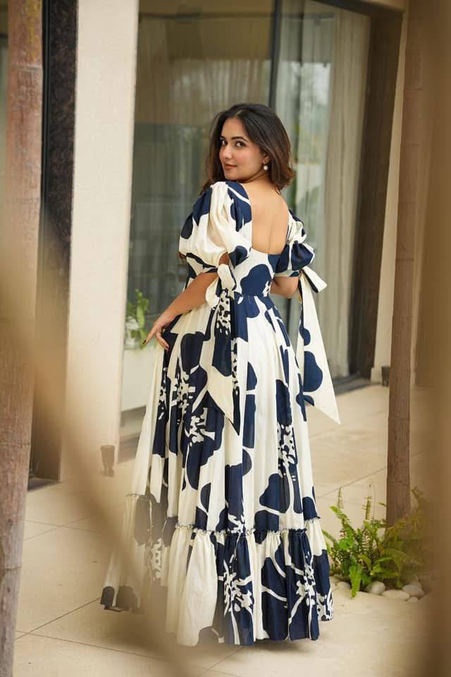 Timeless Vibes: Ethnic Printed Rayon Anarkalis