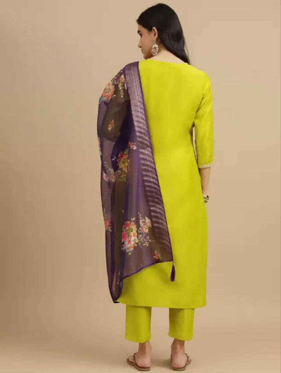 Premium Viscose Silk Kurta Set with Dupatta & Bottoms