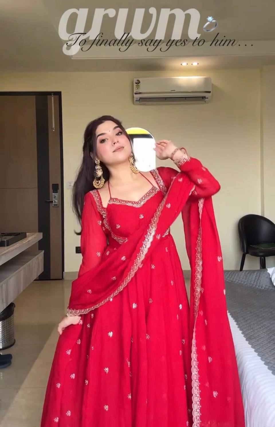 Classic Party Wear Anarkali with Dupatta