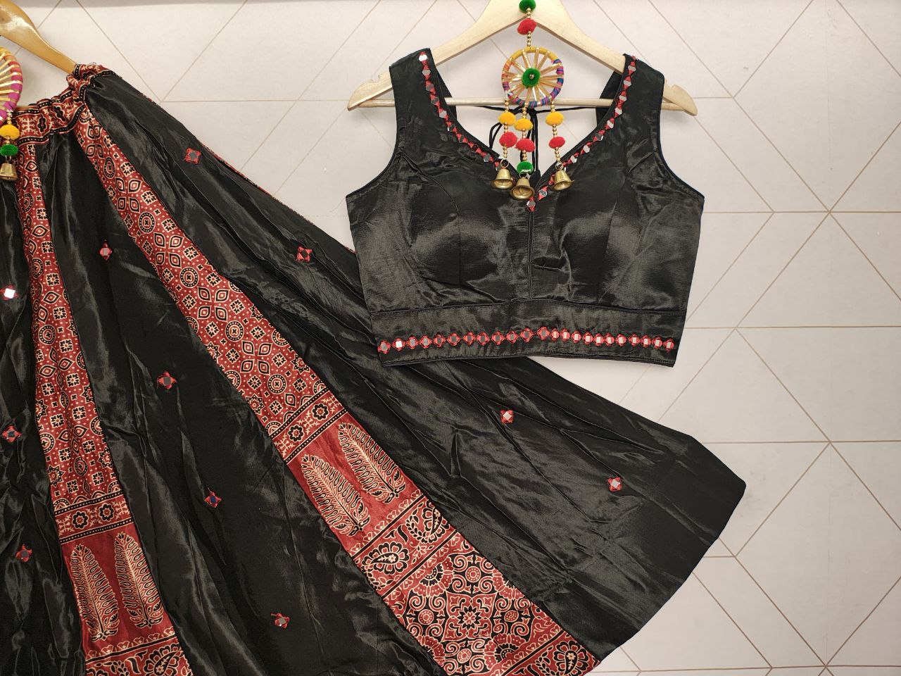 Mirror Work Navratri Special Lehenga Choli