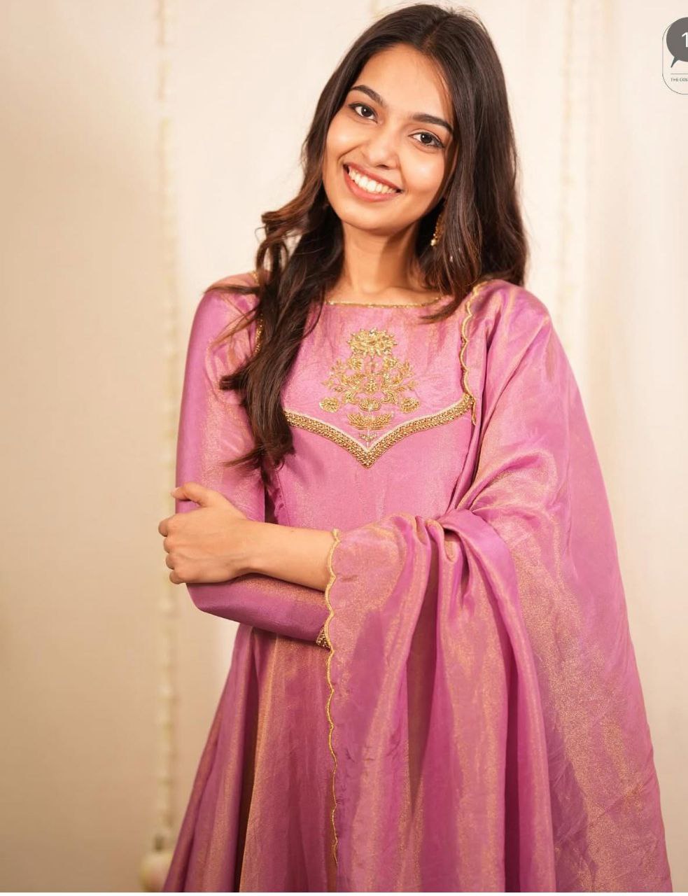 LONG KURTI SET WITH PURE GEORGETTE SUIT