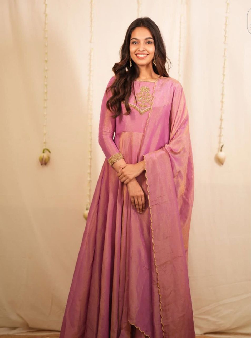 LONG KURTI SET WITH PURE GEORGETTE SUIT