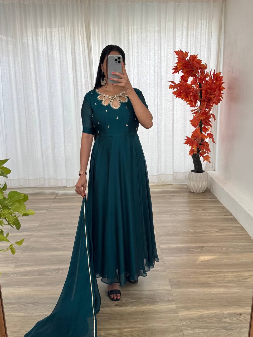 Georgette Anarkali Suit – Grace, Elegance & Timeless Charm