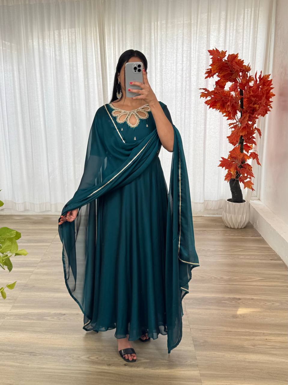 Georgette Anarkali Suit – Grace, Elegance & Timeless Charm