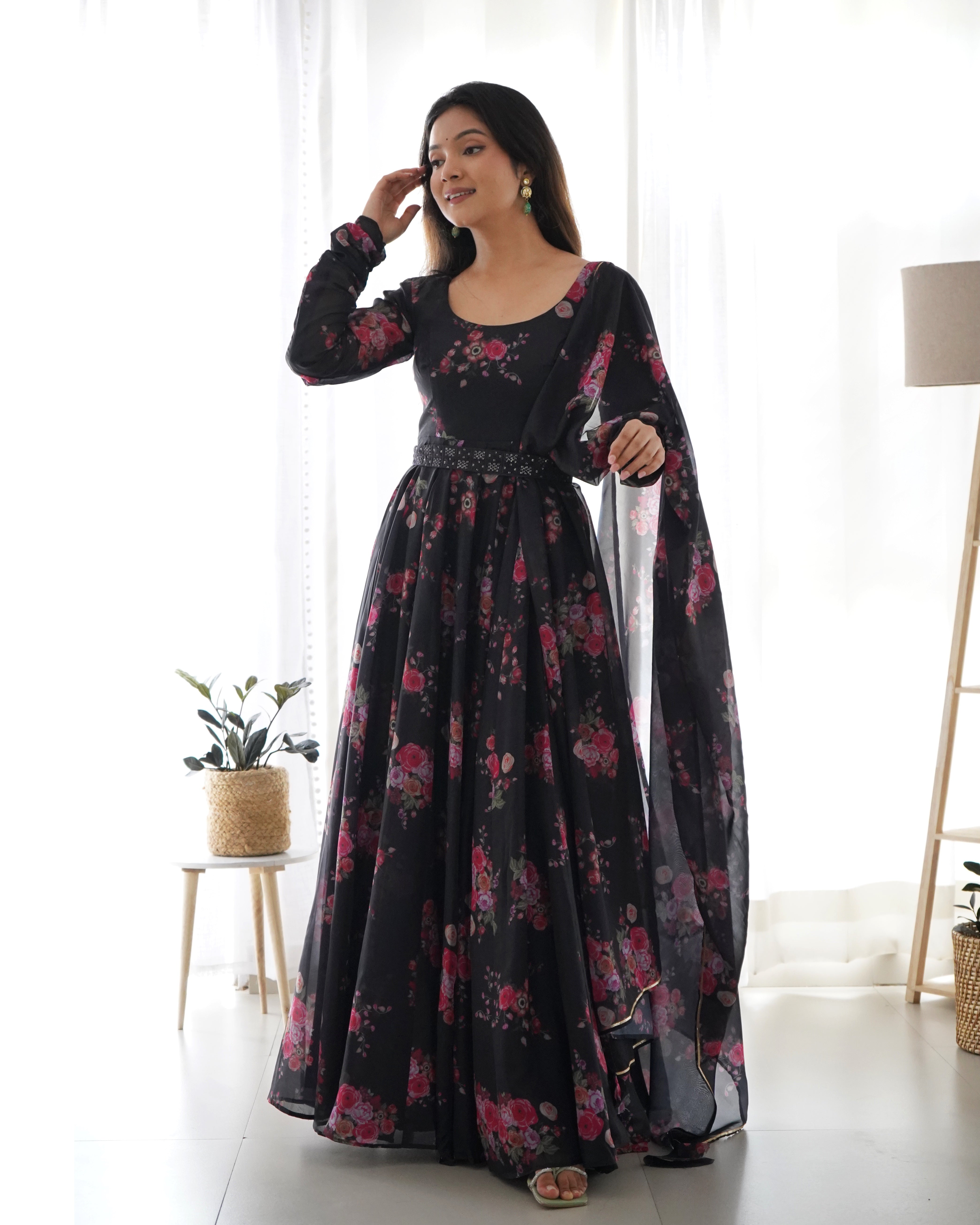 Amira Black Anarkali Suit