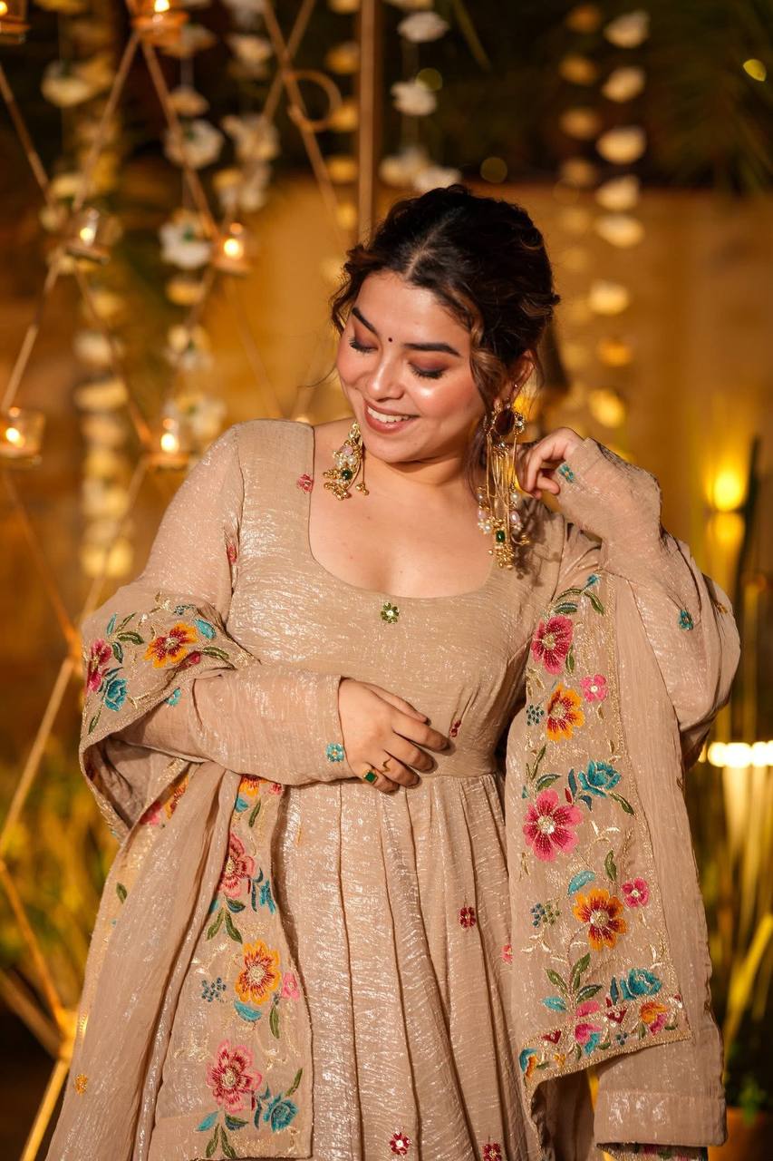 Royal Heavy Fancy Anarkali Suit with Designer Embroidery