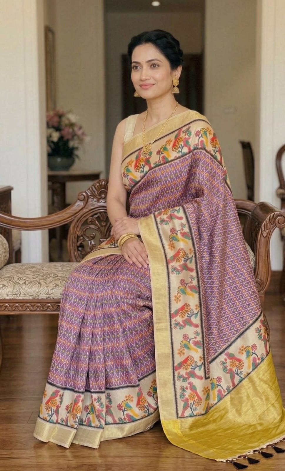 Trendy Ethnic Saree with Unique Patterns