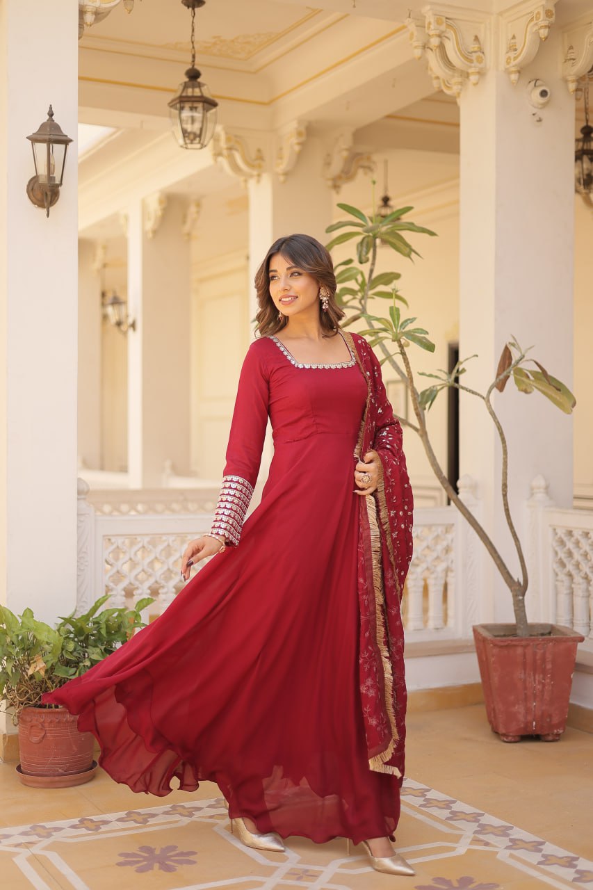 PREMIUM GOWN WITH DUPATTA SET