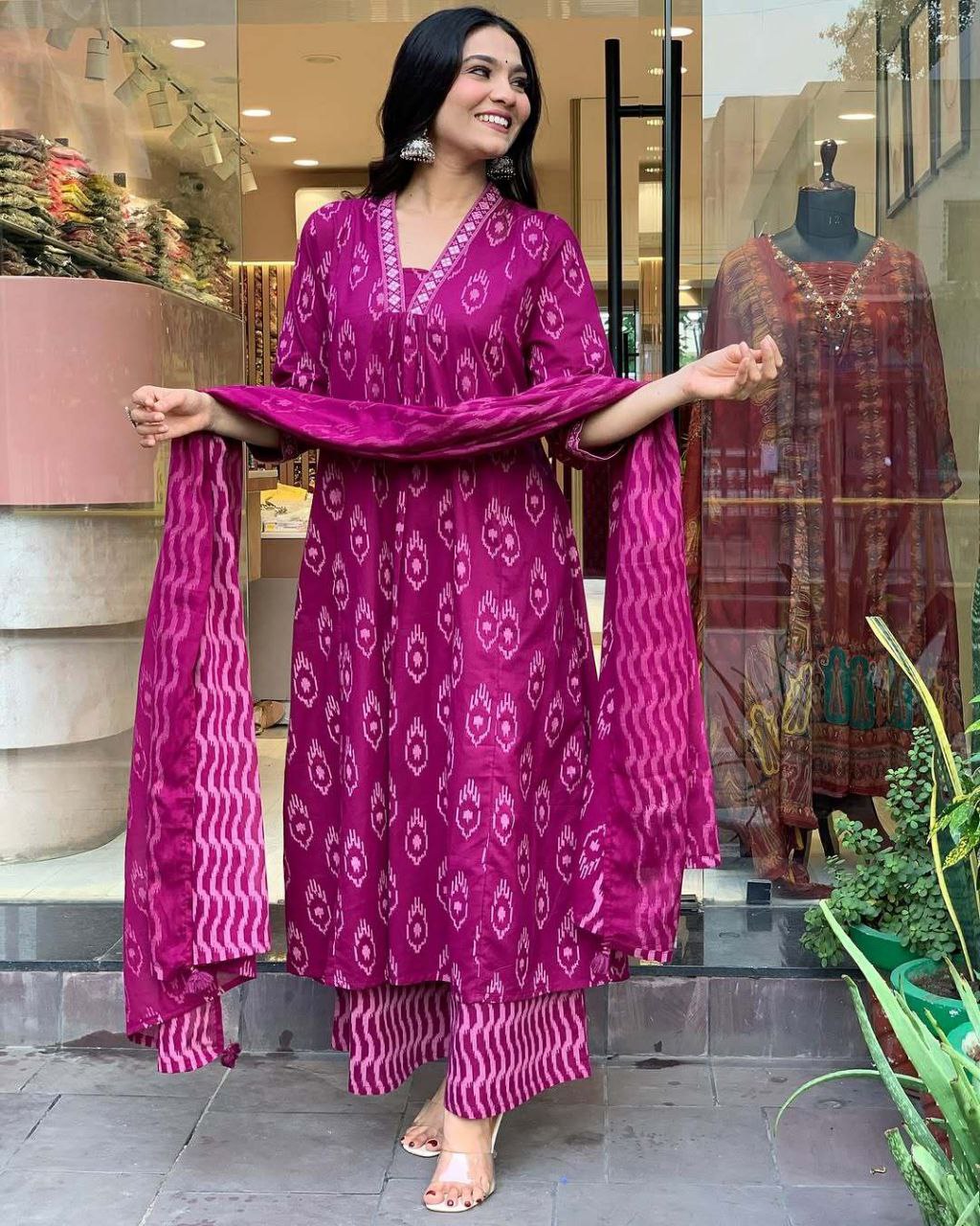 Pure Cotton Kurti Set – Effortless Style & Everyday Comfort