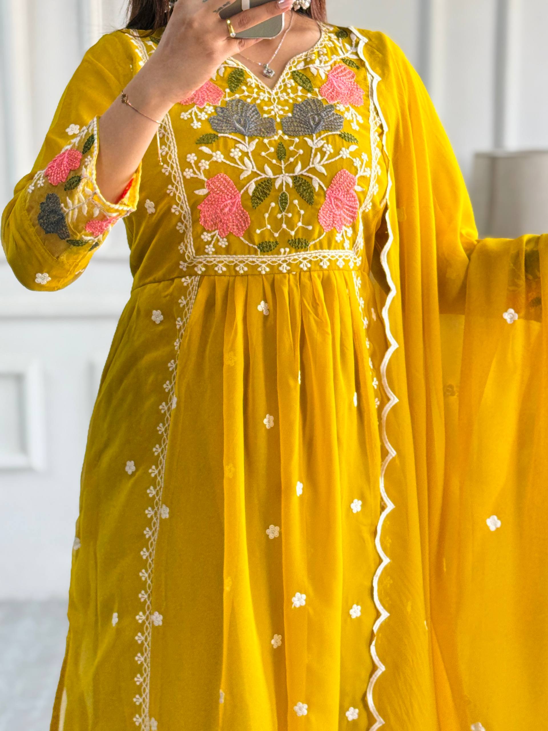 Premium Anarkali Outfit – A Touch of Elegance