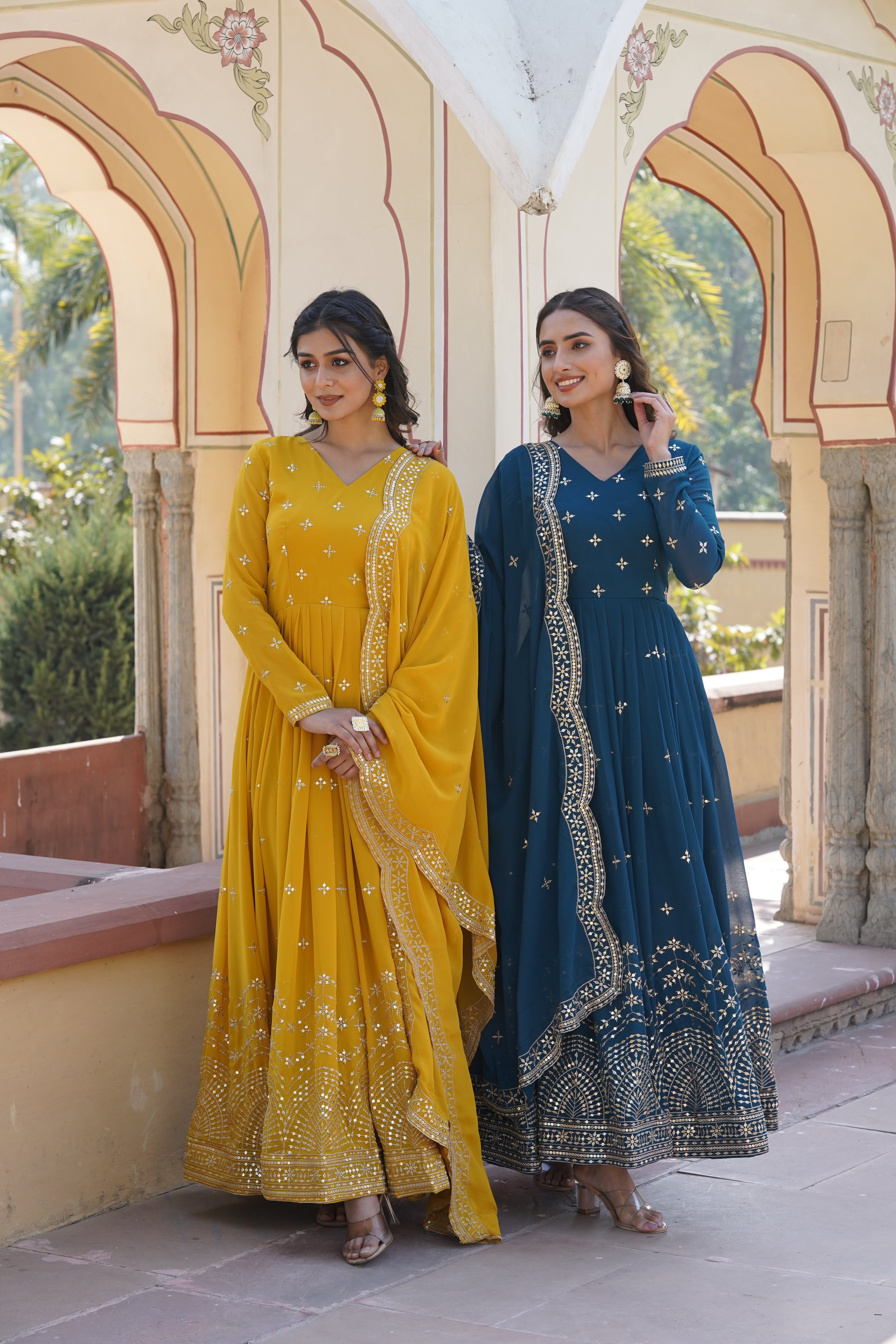 Royal Elegance Anarkali Suit in Georgette