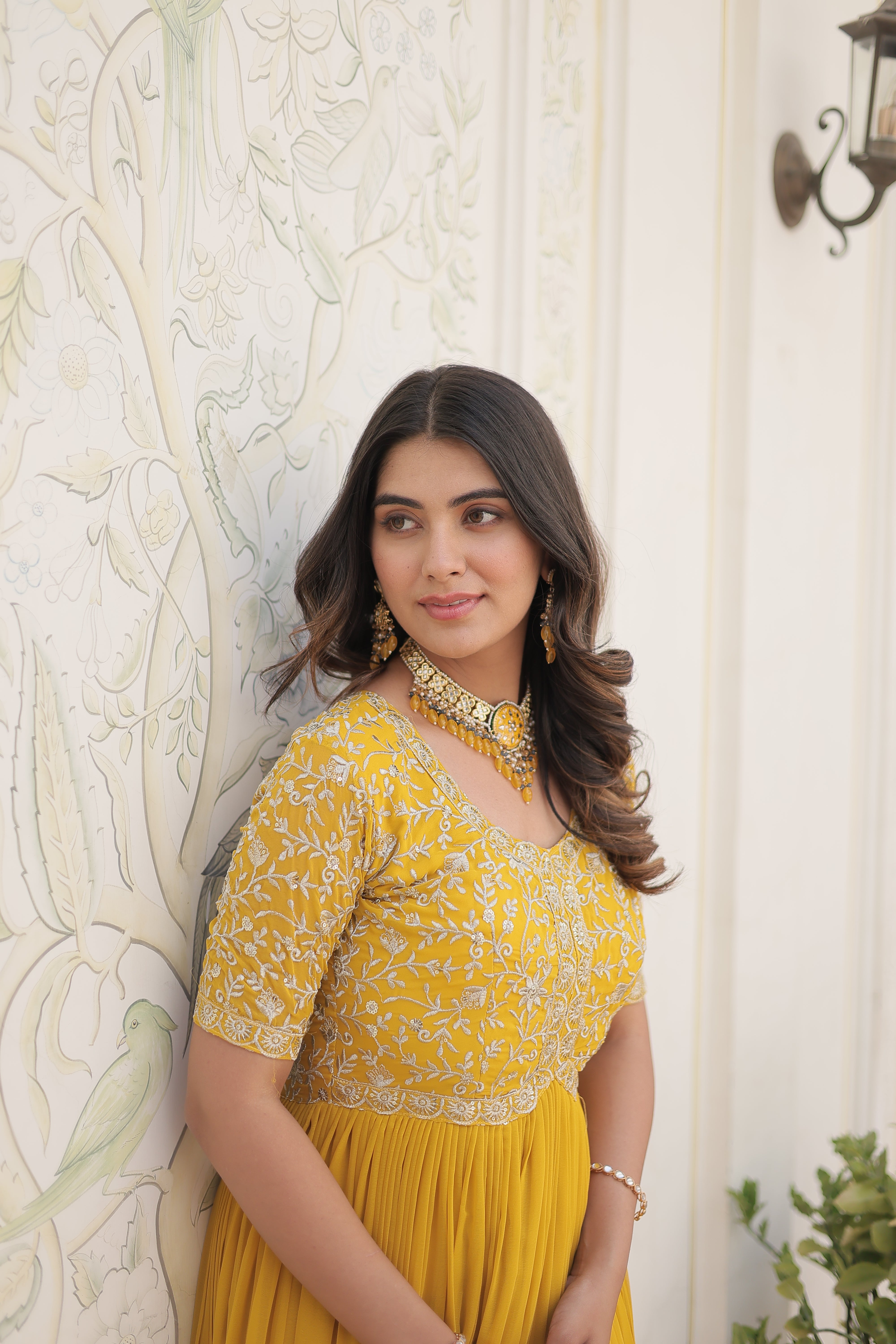 Floor-Length Anarkali Suit for Festive Glam