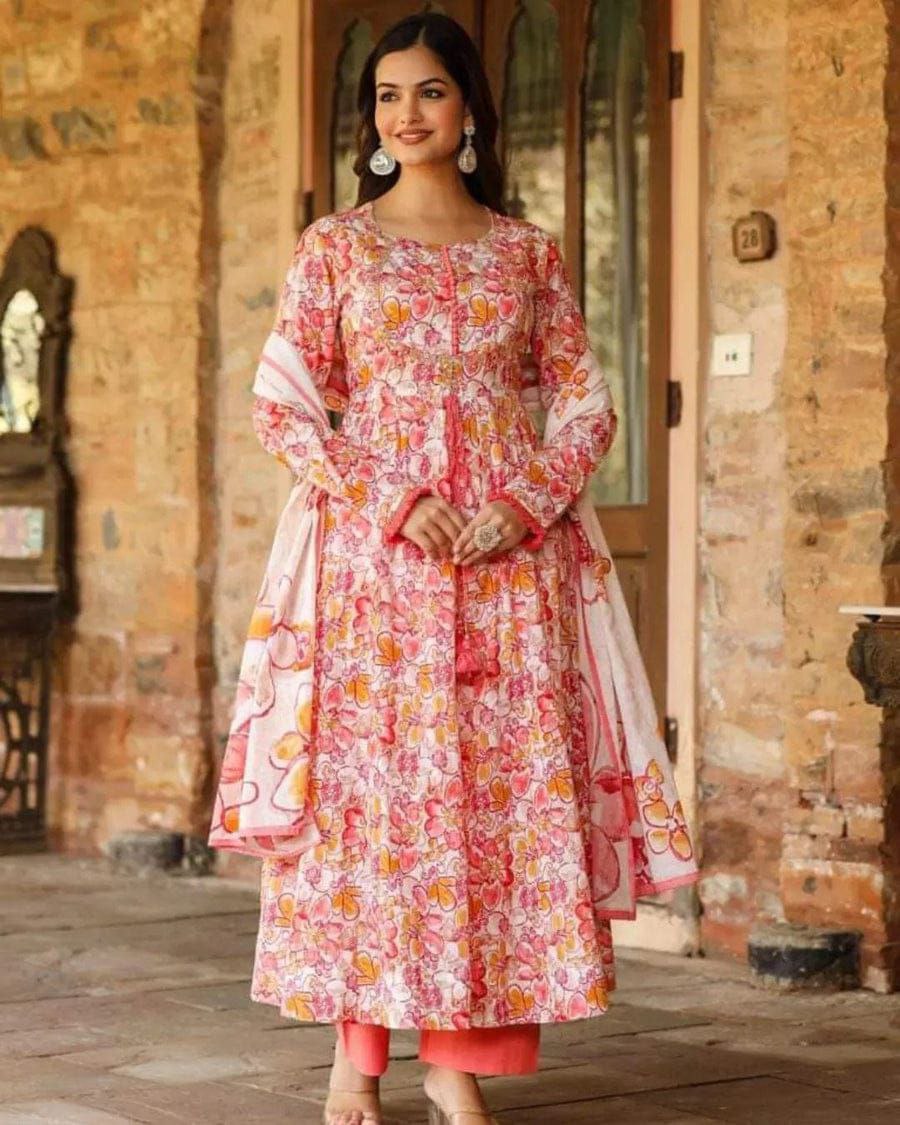 Premium Cotton Plazzo Suit Set