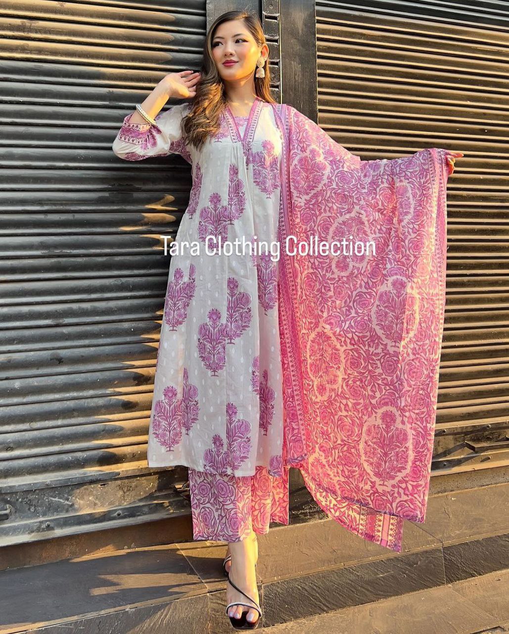 Premium Cotton Plazzo Suit Set